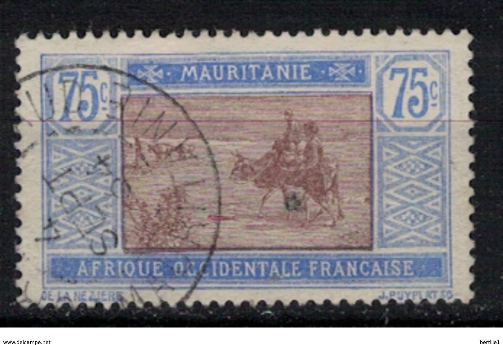 MAURITANIE         N°  YVERT :  30  ( 3 ) OBLITERE       ( OB 8 / 37 ) - Oblitérés