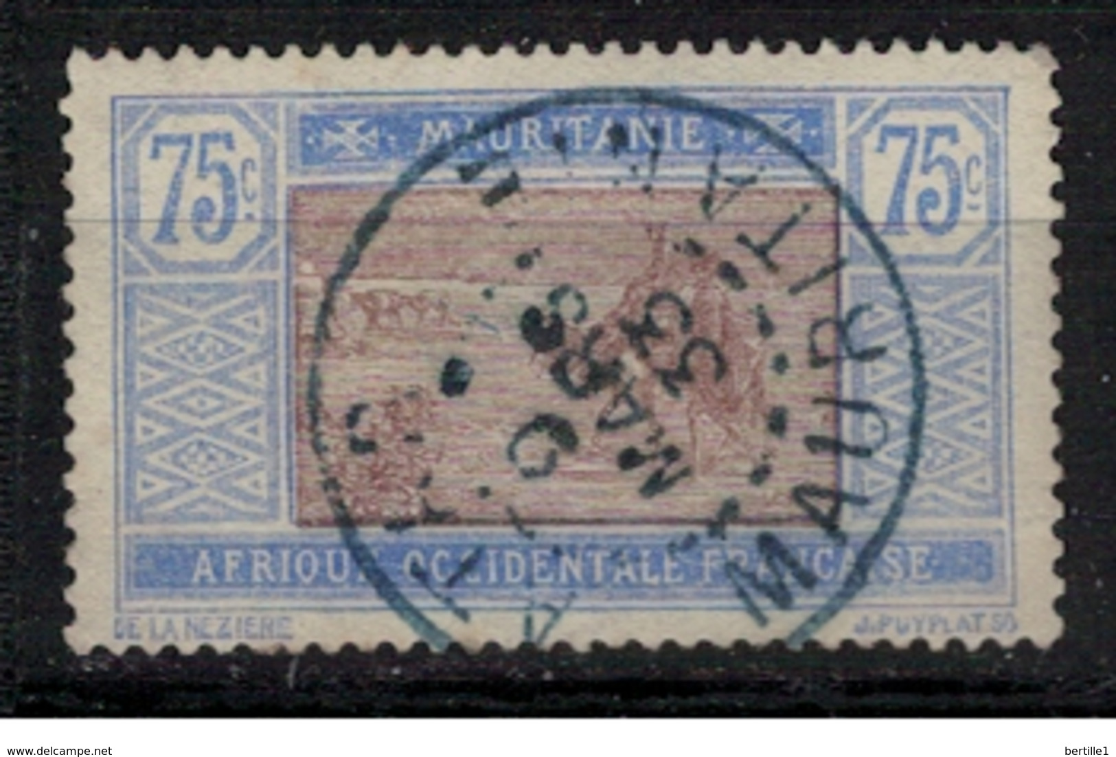 MAURITANIE         N°  YVERT :  30  ( 8 ) OBLITERE       ( OB 8 / 37 ) - Used Stamps