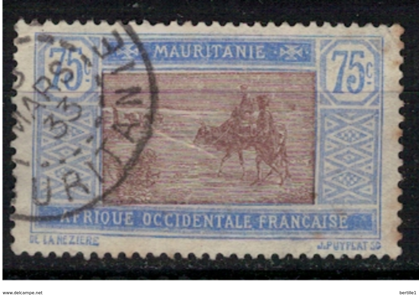 MAURITANIE         N°  YVERT :  30  ( 10 ) OBLITERE       ( OB 8 / 37 ) - Used Stamps