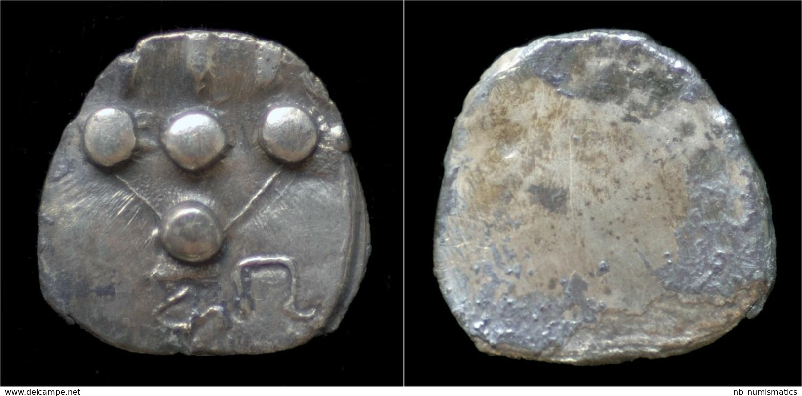 India Gandhara Early Kabulshahi AR Drachm - Indische Münzen