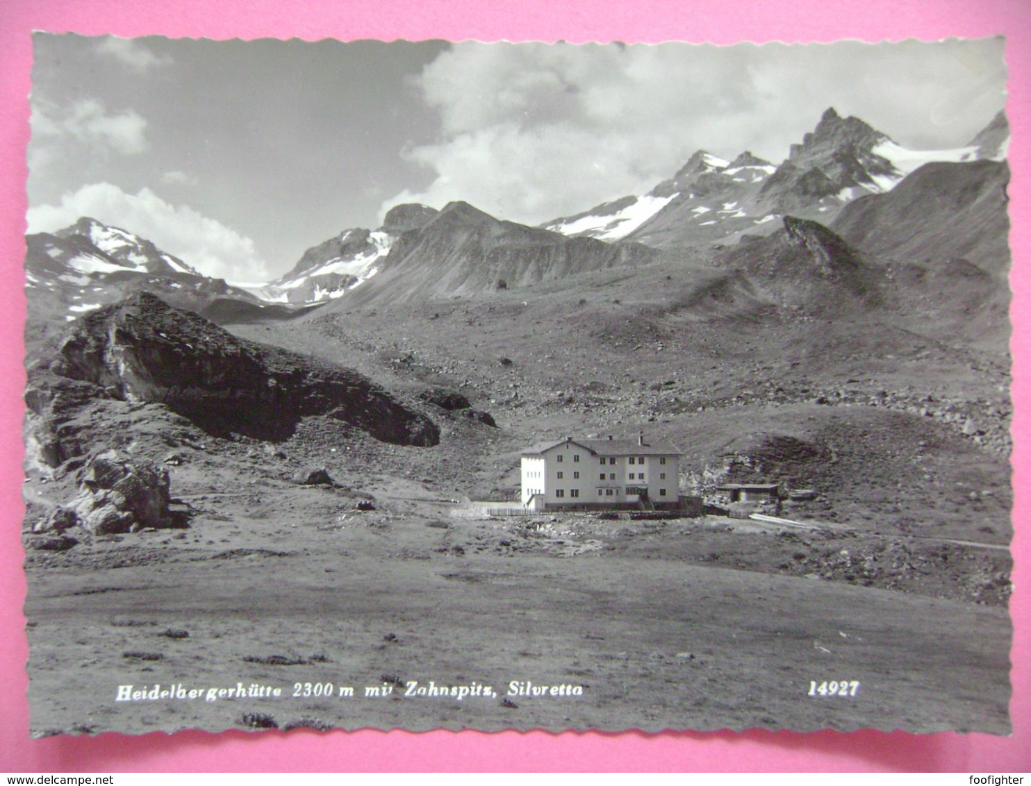 Austria: Heidelberghutte Mit Zahnspitz, Silvretta - Mit Stempel Aus Der Hütte - Ca 1960s Unused - Ischgl