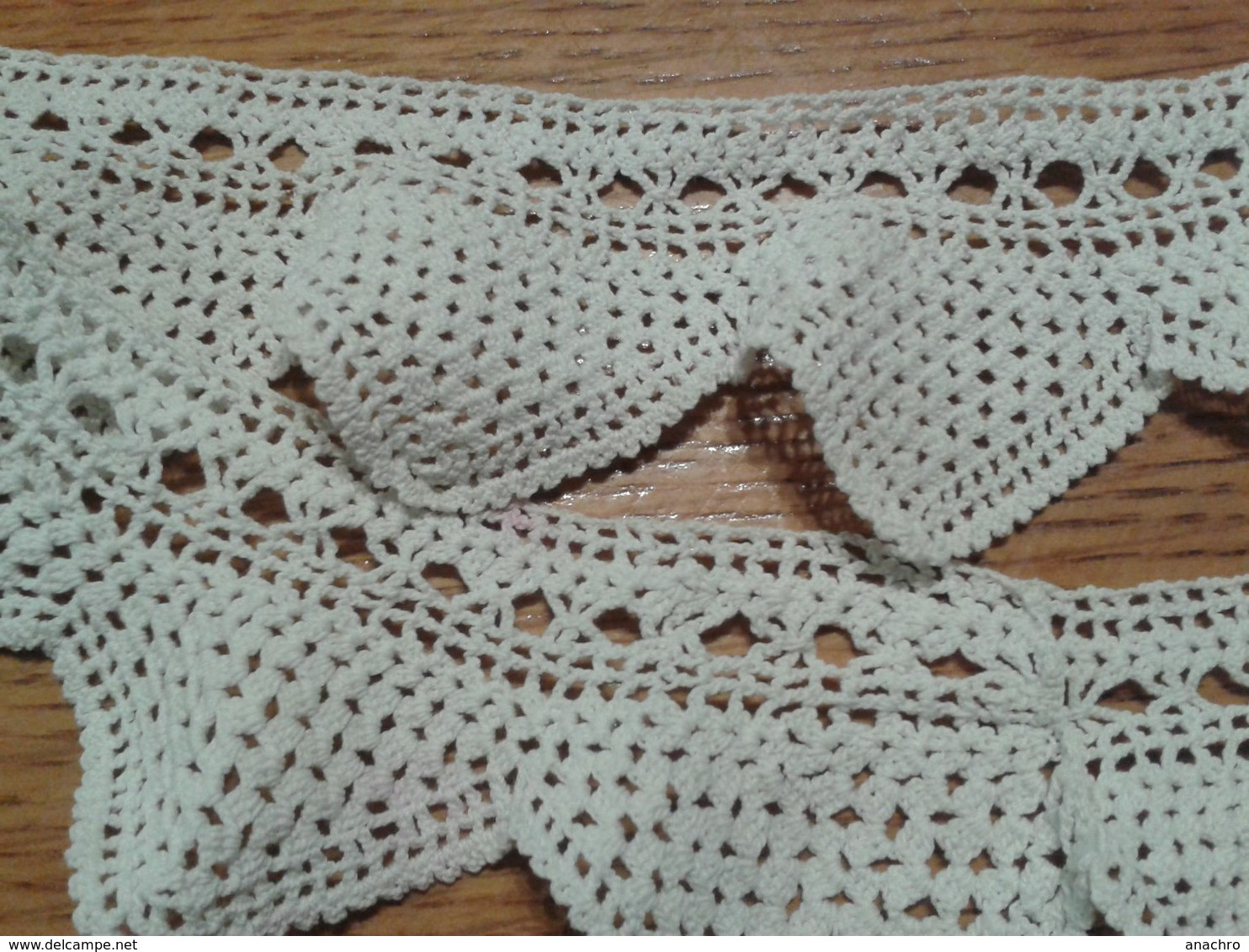 COL ANCIEN Ajouré Au CROCHET Dentelle - Halstücher & Schals