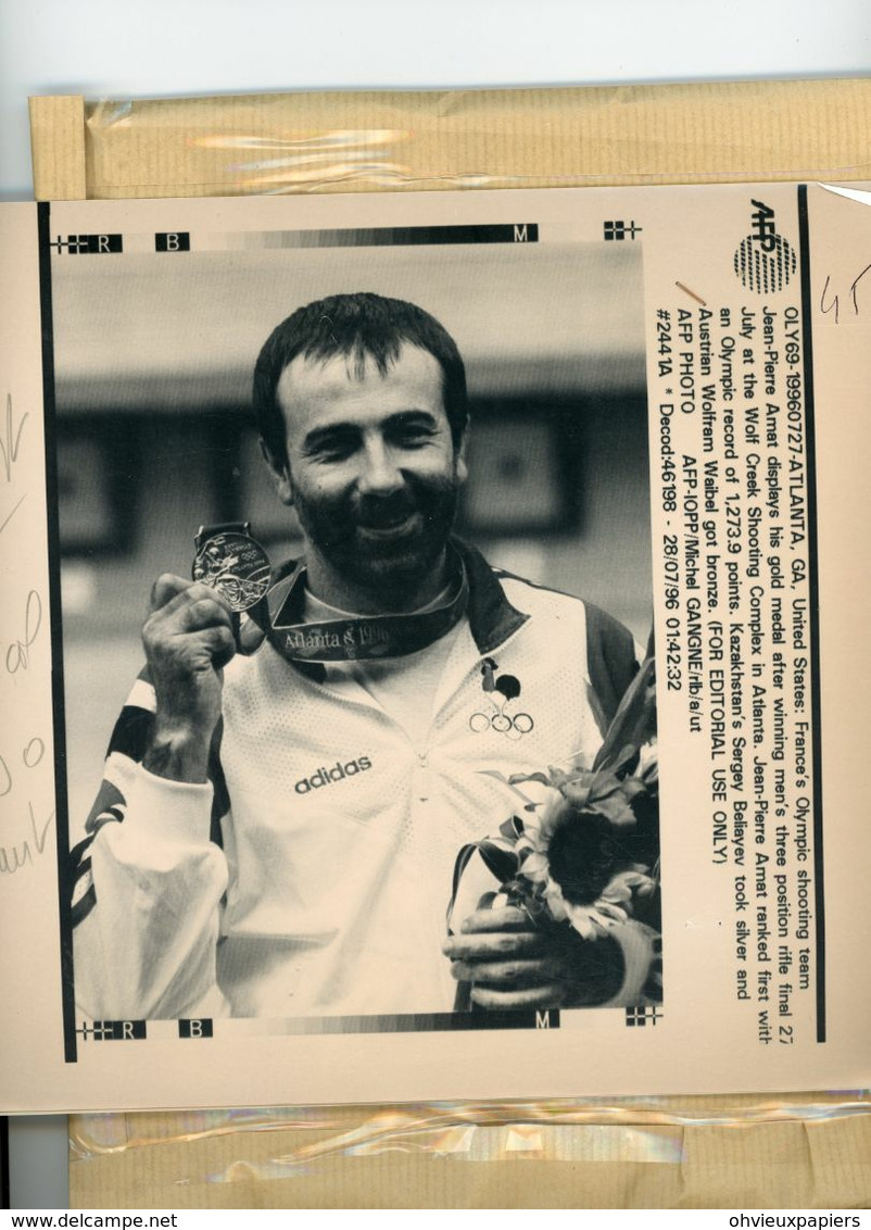 DOCUMENT PHOTO  AFP   -  CHAMBERY - TIR .  JEAN PIERRE AMAT  Champion Olympique 1996 - Luoghi