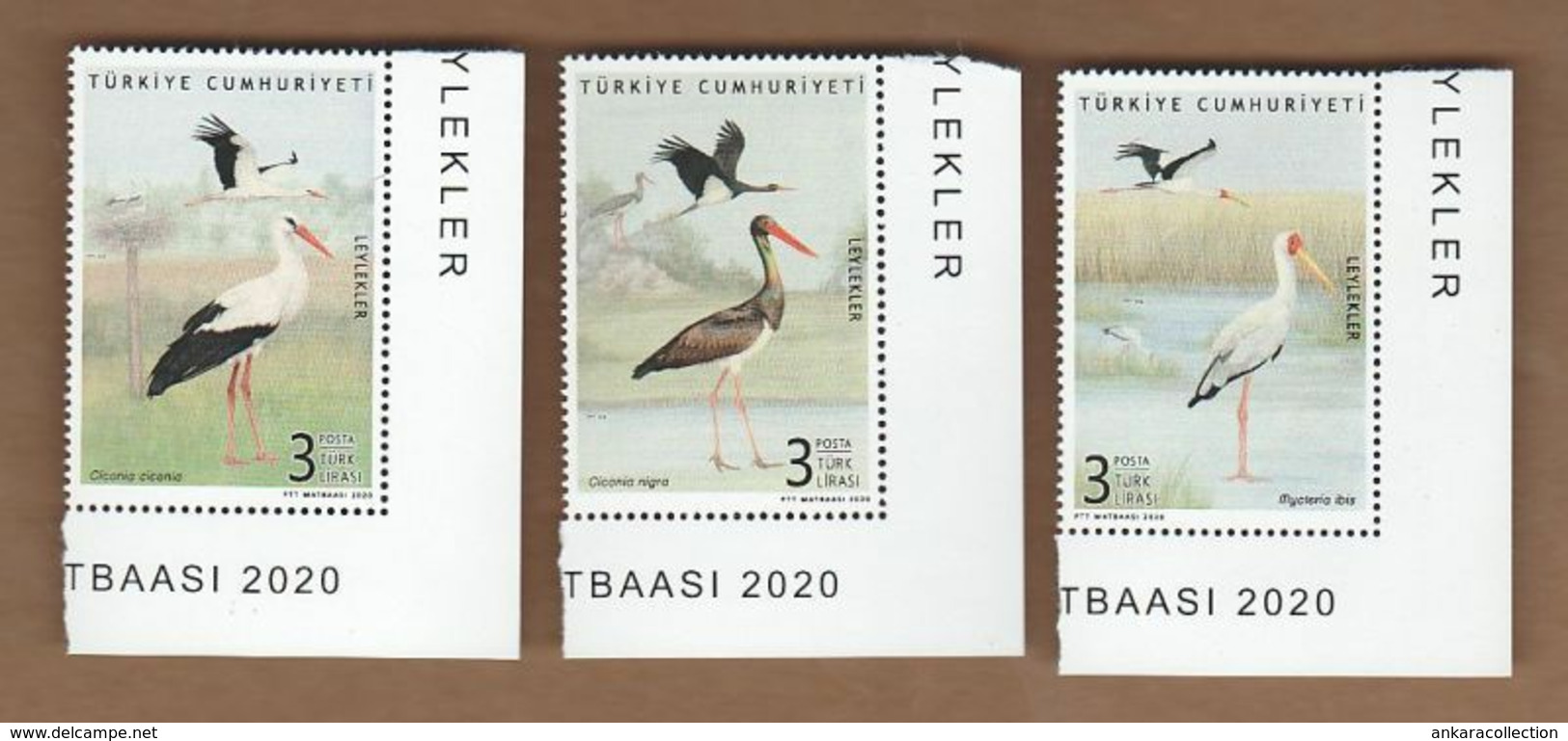 AC - TURKEY STAMP -  STORKS MNH 20 AUGUST 2020 - Used Stamps