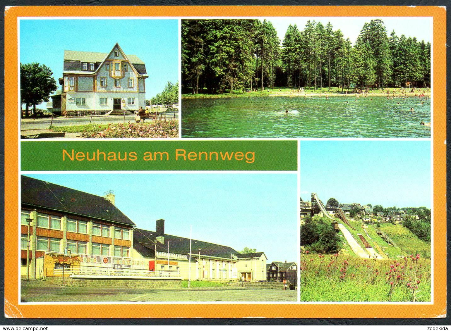 D9350 - Neuhaus HO Gaststätte Hotel Hirsch Kulturhaus Erich Weinert - Bild Und Heimat Reichenbach - Neuhaus