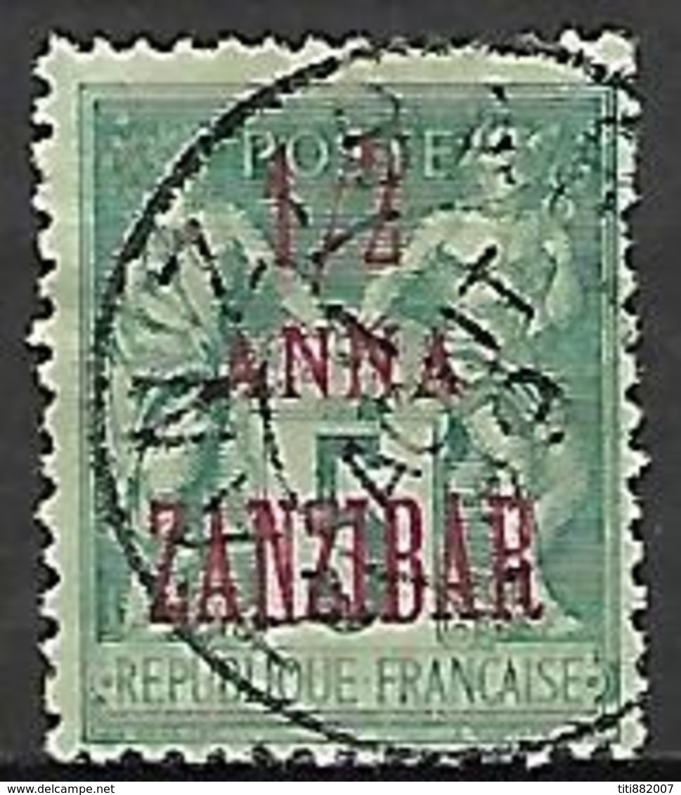 ZANZIBAR     -     1896 .  Y&T N° 17 Oblitéré. - Used Stamps