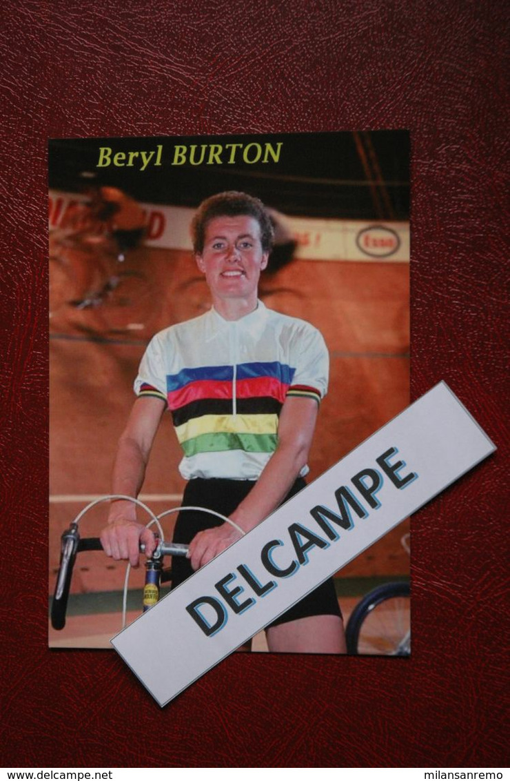 CYCLISME: CYCLISTE : BERYL BURTON - Cyclisme