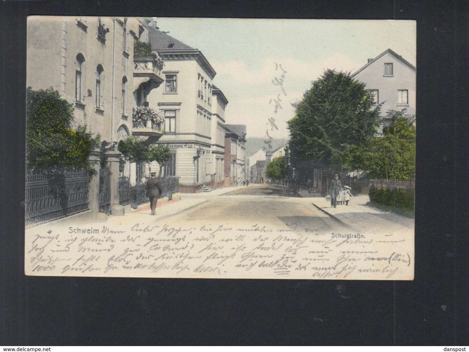 Dt. Reich AK Schwelm Schulstrasse  1906 - Schwelm