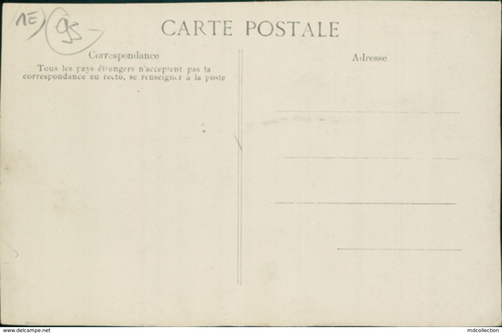 95 NEUVILLE SUR OISE / La Rue Du Goulon - Inondations De 1910 / - Neuville-sur-Oise