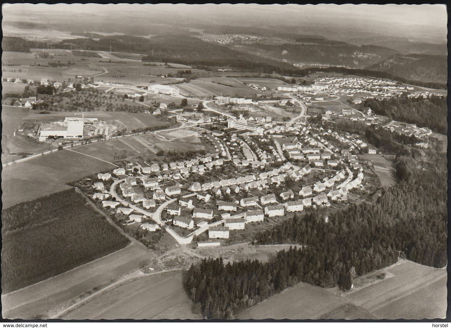 D-78727 Oberndorf A.N. - Ortsteil Lindenhof - Luftbild - Aerial View - Rottweil