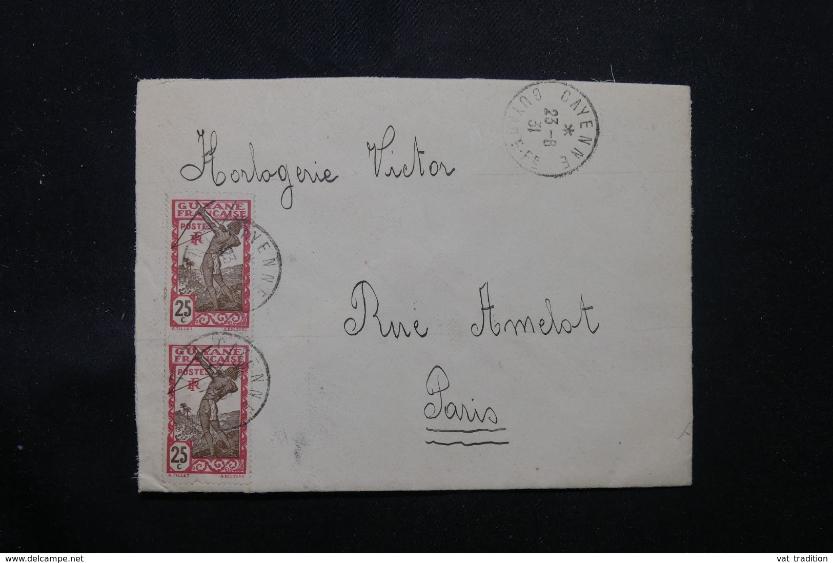 GUYANE.- Enveloppe De Cayenne Pour La France En 1931 - L 68762 - Covers & Documents