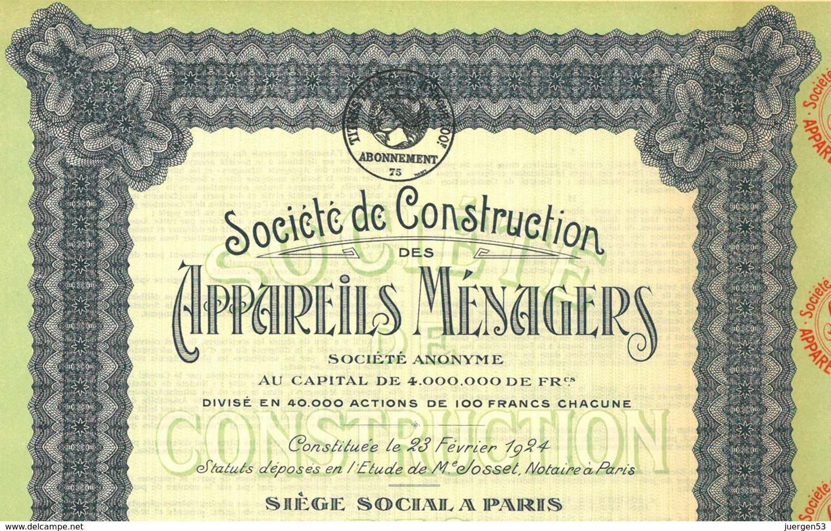 Société De Construction Des Appareils Ménagers (3) - A - C