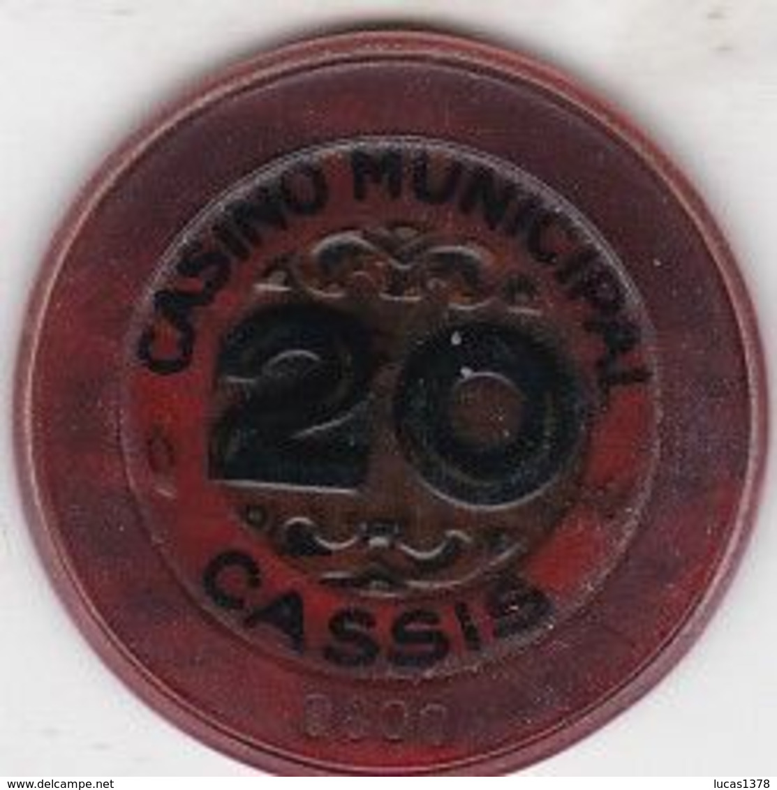 ANCIEN  JETON  20 FRANCS / CASINO MUNICIPAL DE CASSIS - Casino