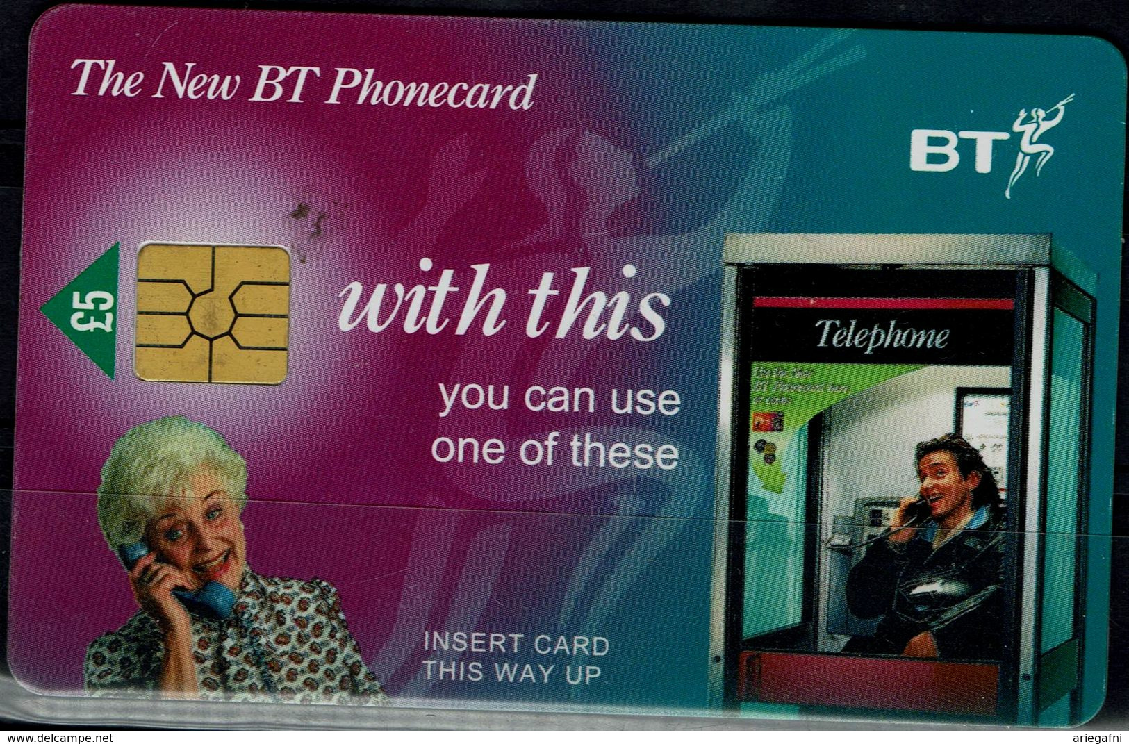 UNITED KINDOM 1998 PHONECARD BT WITH CHIP USED VF!! - BT Algemeen