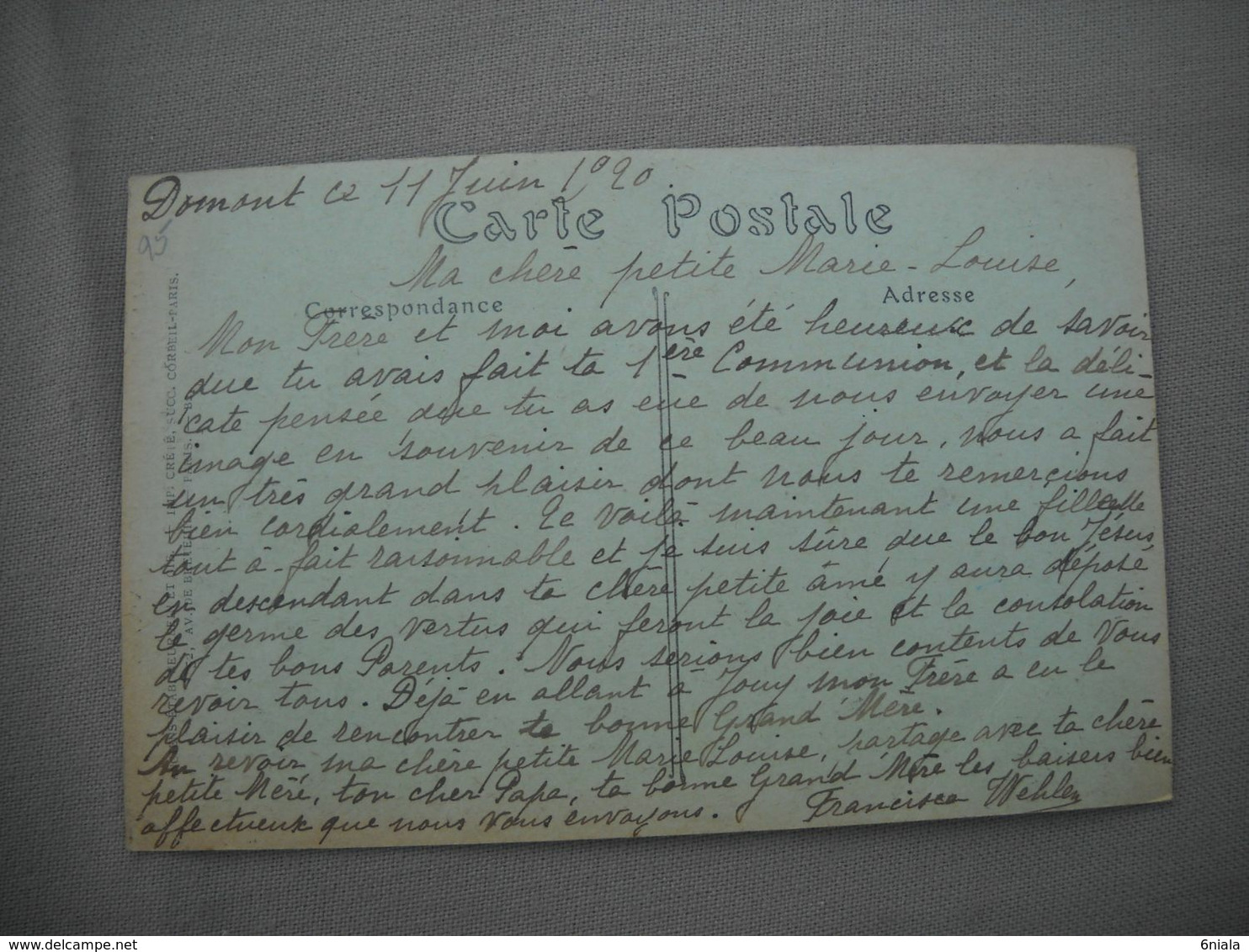 2412  Carte Postale   DOMONT  Intérieur De L' EGLISE    95 Val D'Oise - Domont