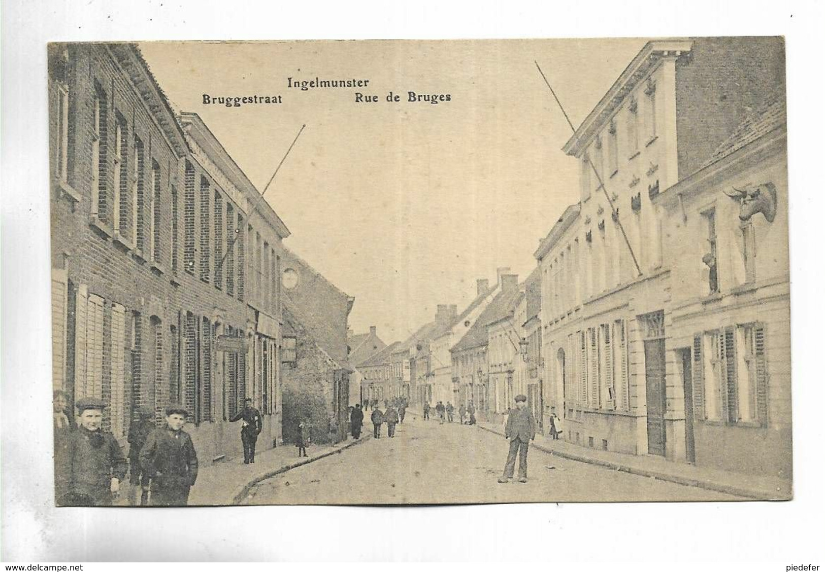 BELGIQUE - Ingelmunster - Bruggestraat - Rue De Bruges. Carte Animée - Ingelmunster