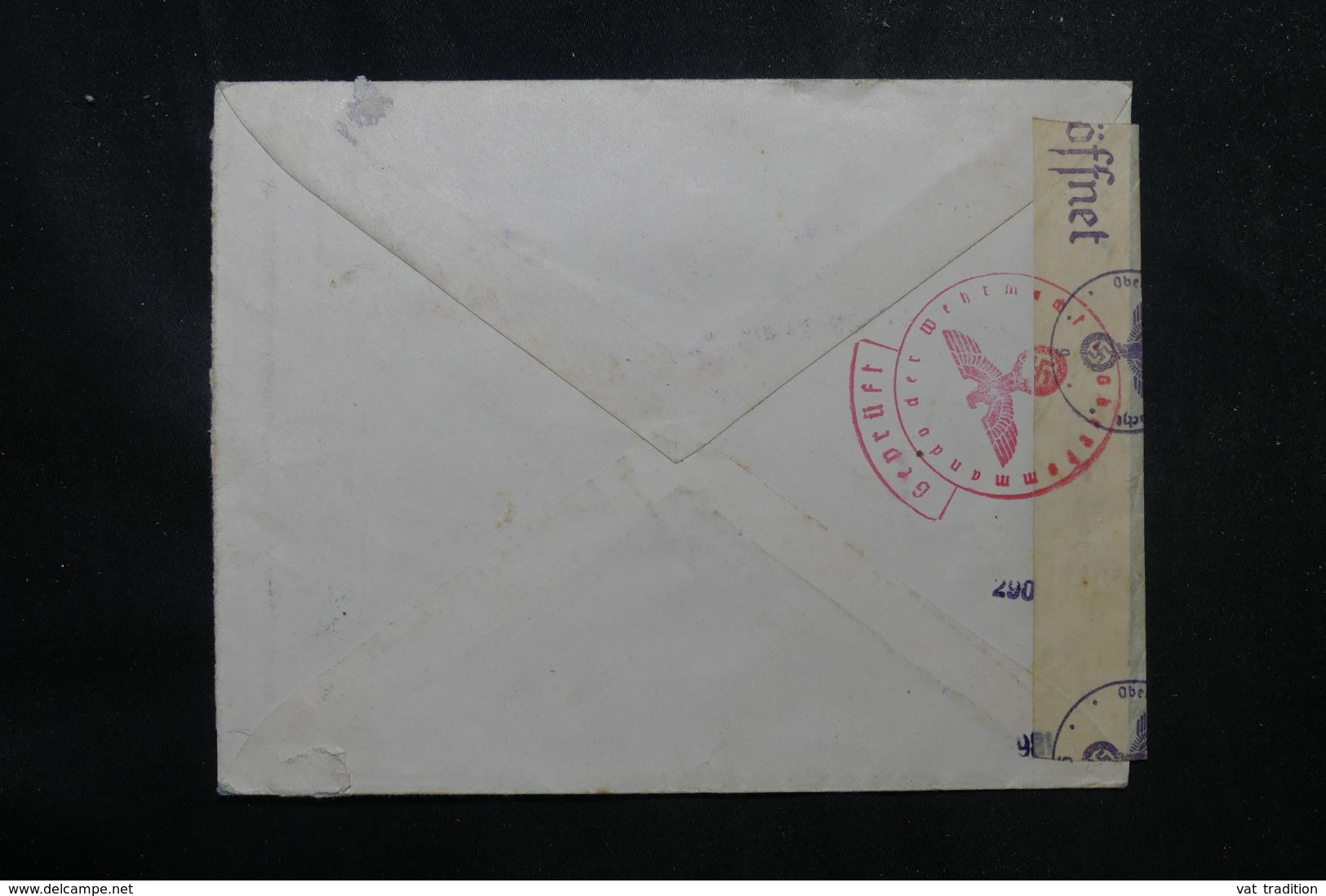 TURQUIE - Enveloppe De Istanbul Pour La Belgique En 1940 Avec Contrôle Postal Allemand - L 68954 - Briefe U. Dokumente