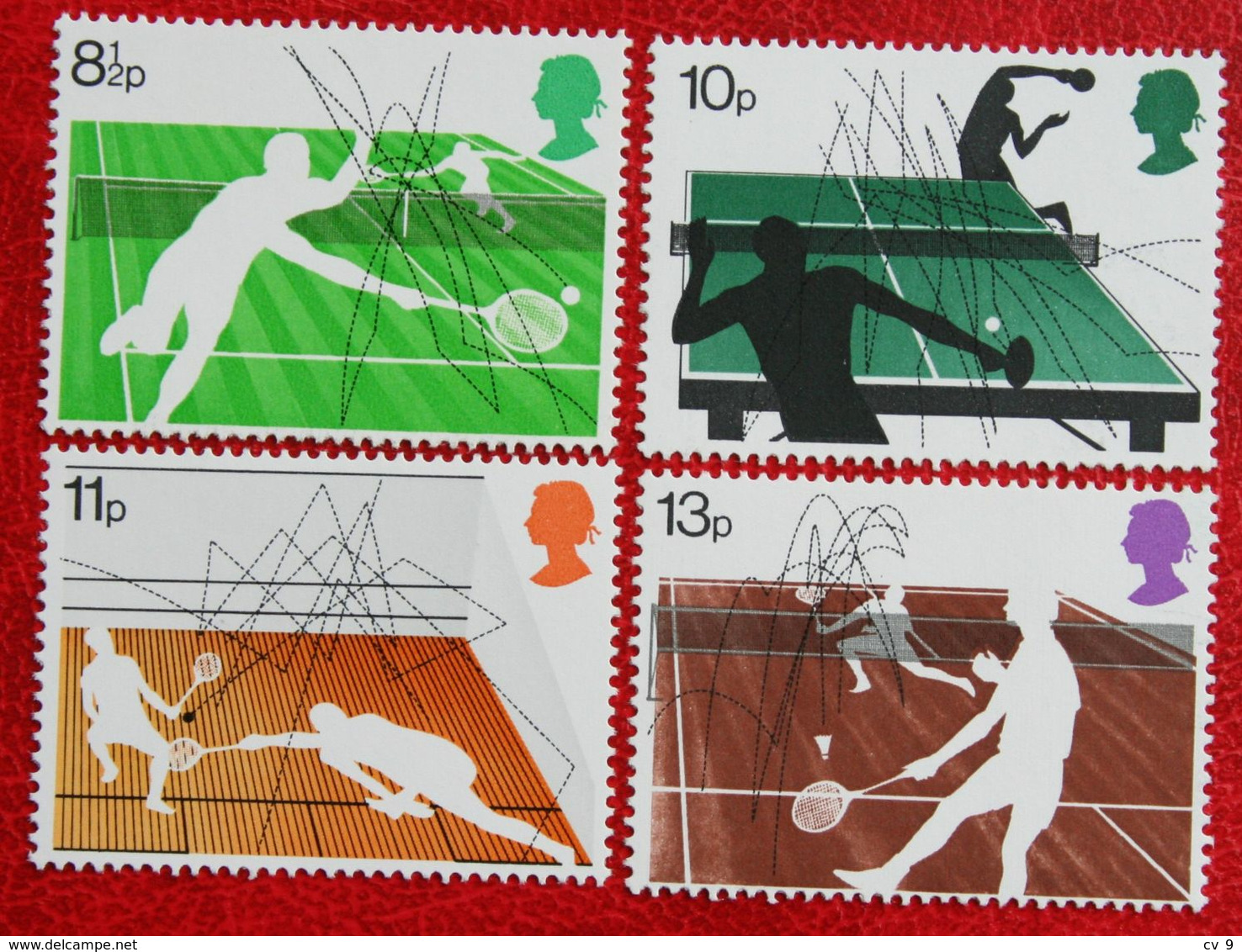 Racket Sport Tennis (Mi 727-730) 1977 POSTFRIS MNH ** ENGLAND GRANDE-BRETAGNE GB GREAT BRITAIN - Unused Stamps