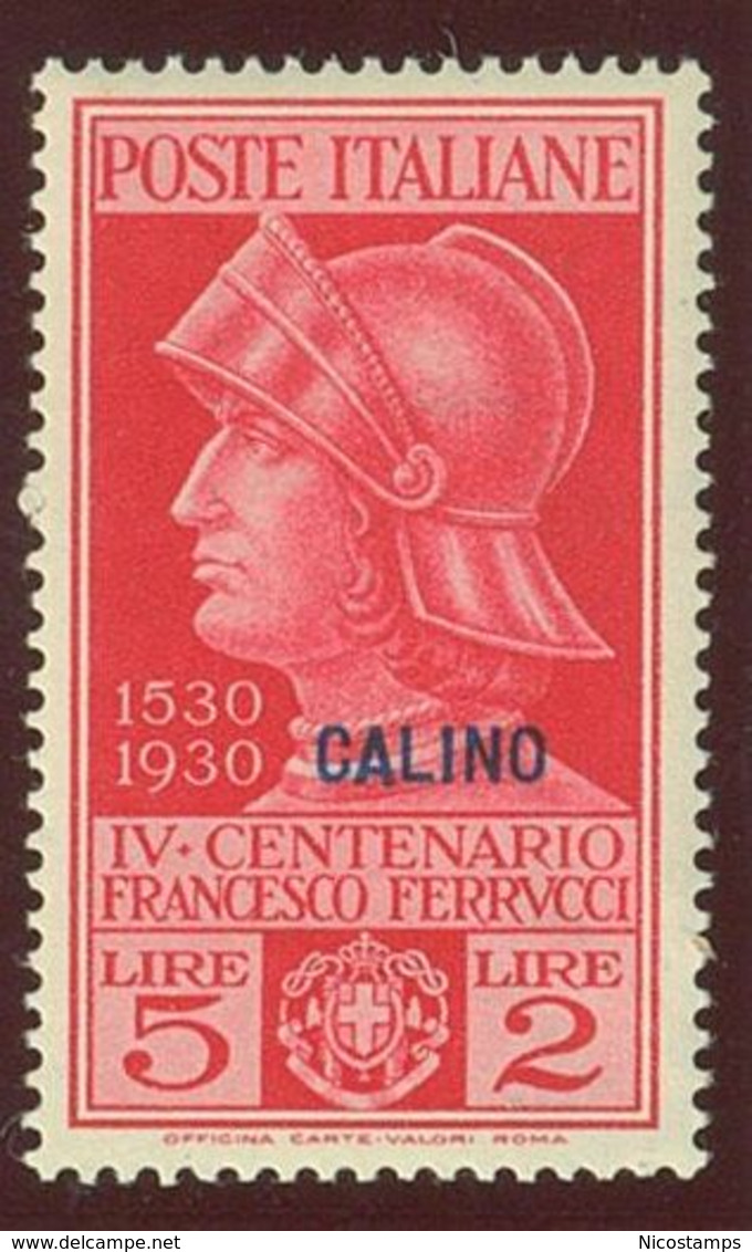 ITALIA COLONIE EGEO CALINO SASS. 12 - 16 NUOVI - Egeo (Calino)