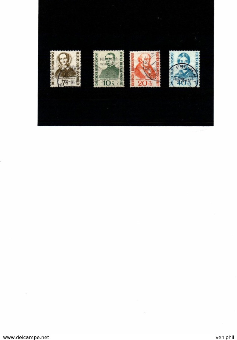 ALLEMAGNE - SERIE 98 A 101 - OBLITERES -TB - - Gebraucht