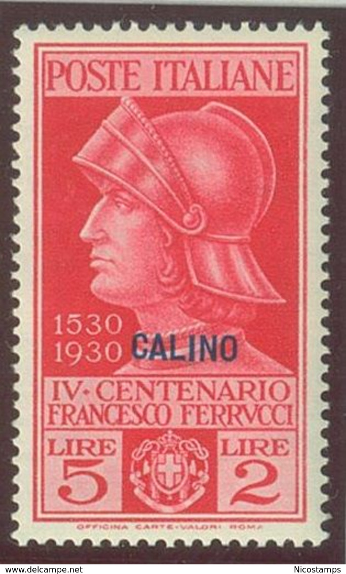 ITALIA COLONIE EGEO CALINO SASS. 12 - 16 NUOVI - Egée (Calino)