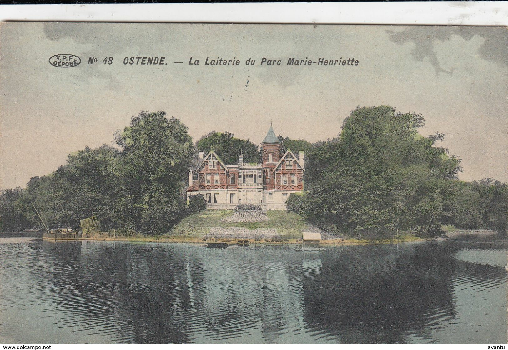 OOSTENDE / LAITERIE IN HET MARIA HENDRIKA PARK  1912 - Oostende