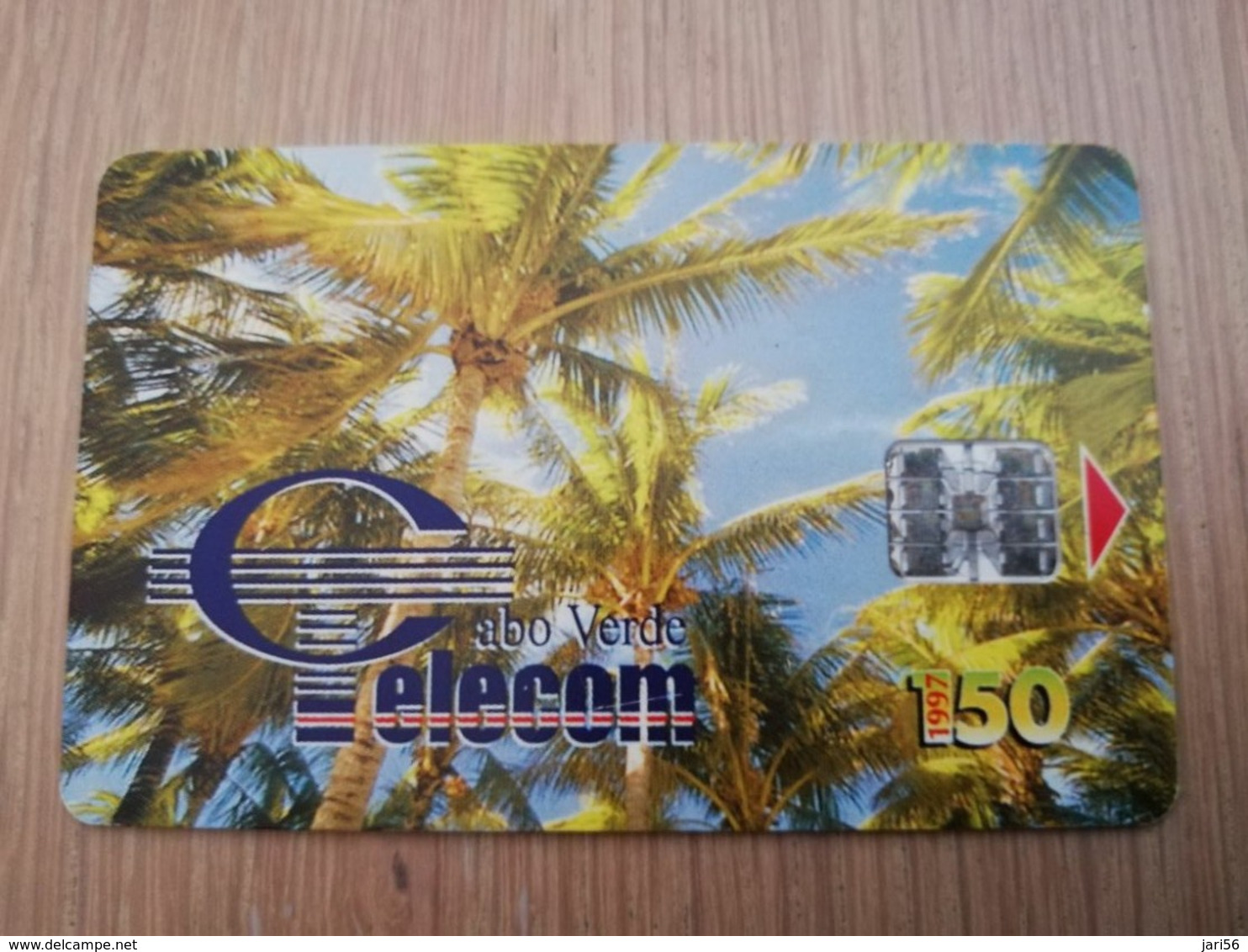 CABO VERDE   Nice Used  CHIPCARD  PALMTREES     ** 2988*** - Kapverden