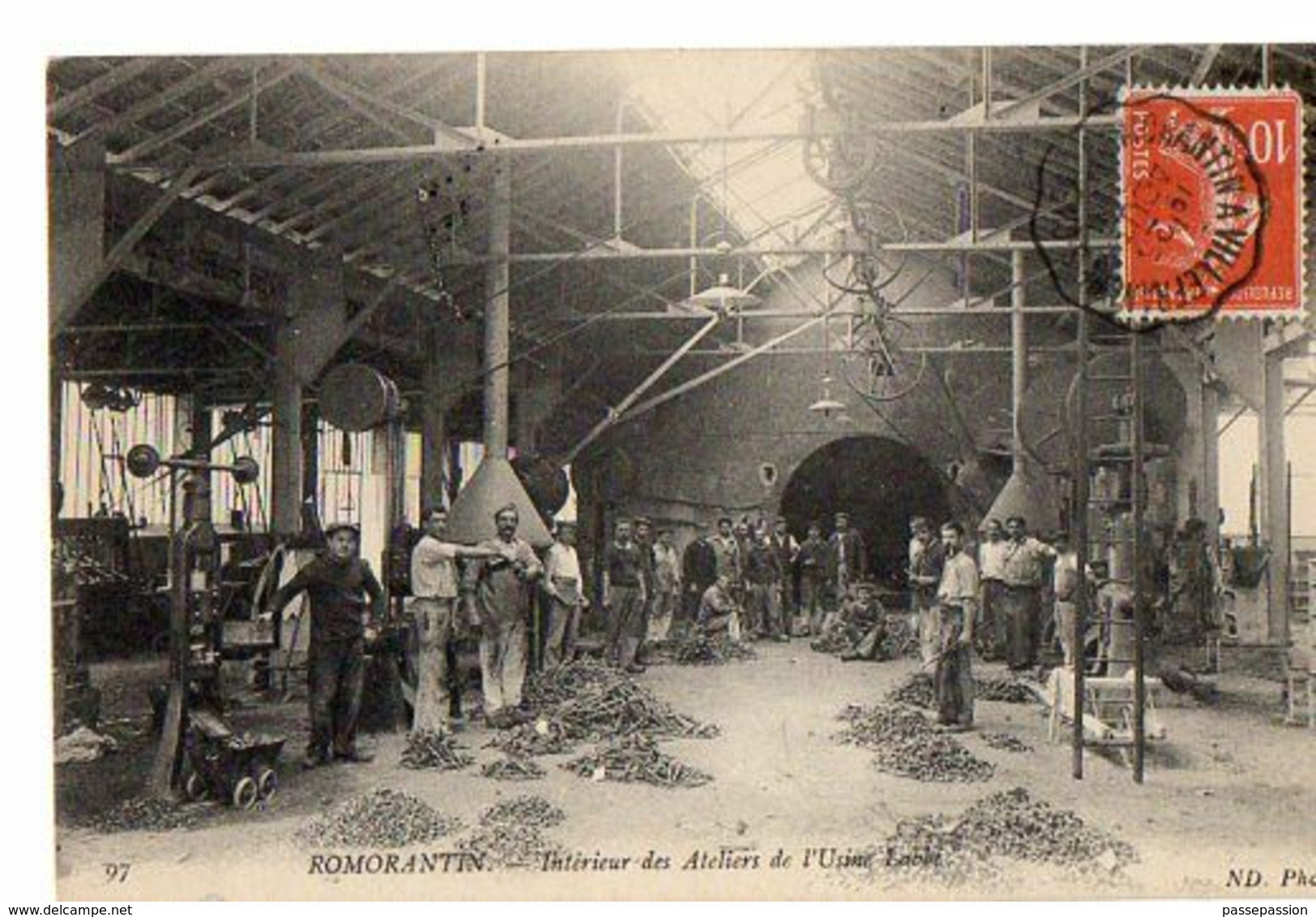 ROMORANTIN - Intérieur Des Ateliers De L'Usine LABBE - Sonstige & Ohne Zuordnung