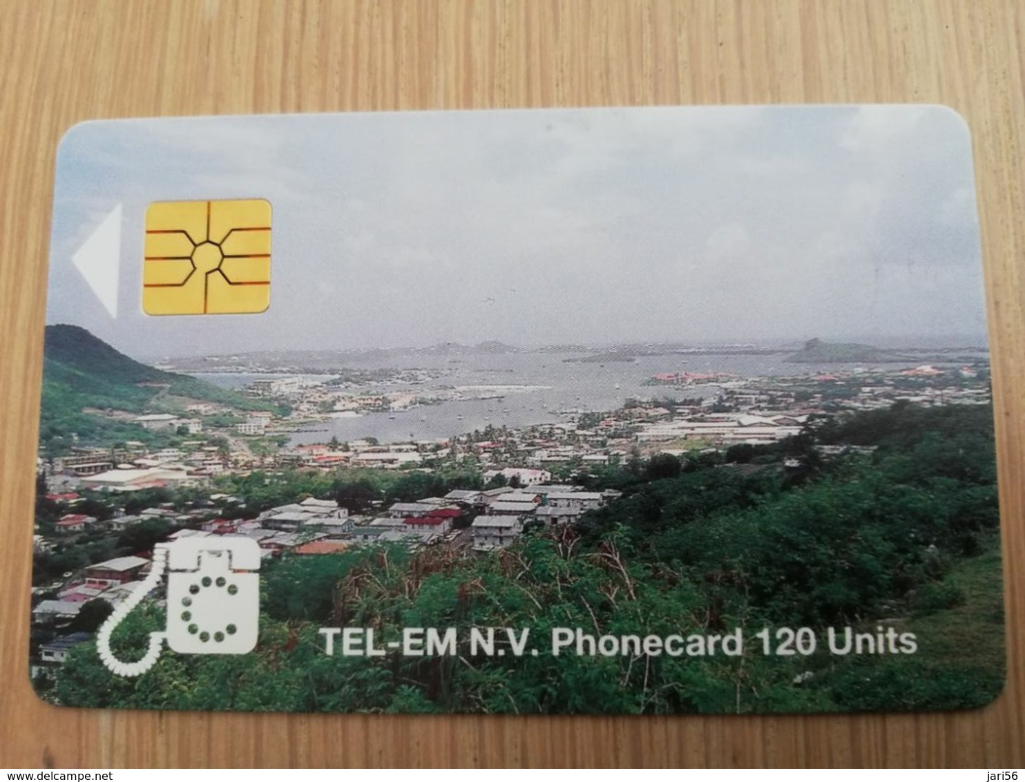 St MAARTEN CHIPCARD  SET 2 CARDS  TEL EM 60UNITS/120UNITS    ST MAARTEN   **3015** - Antillen (Nederlands)