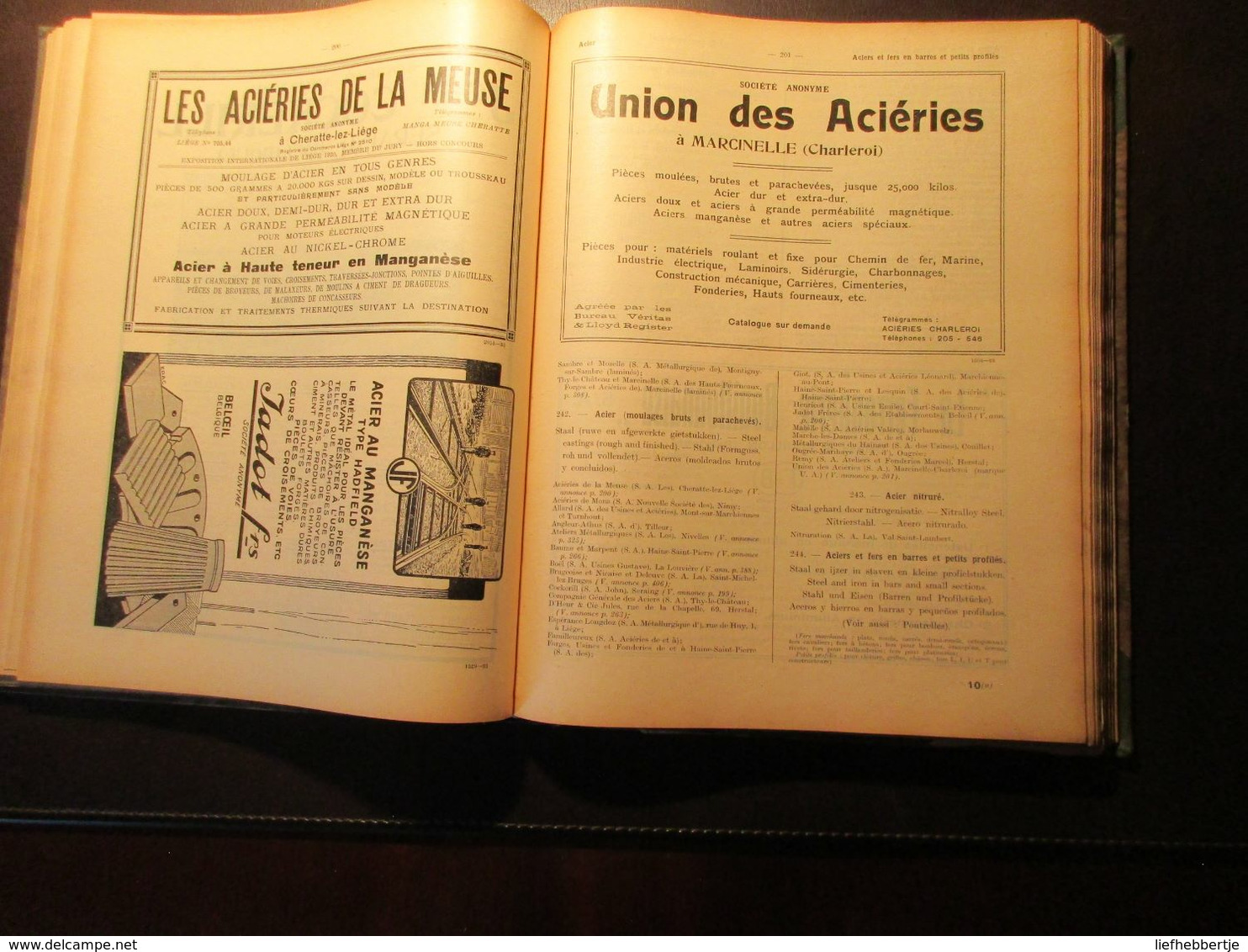 Répertoire officiel des producteurs - exportateurs Belges - adresboek - repertorium - handelszaken  Congo - Zaïre - 1933