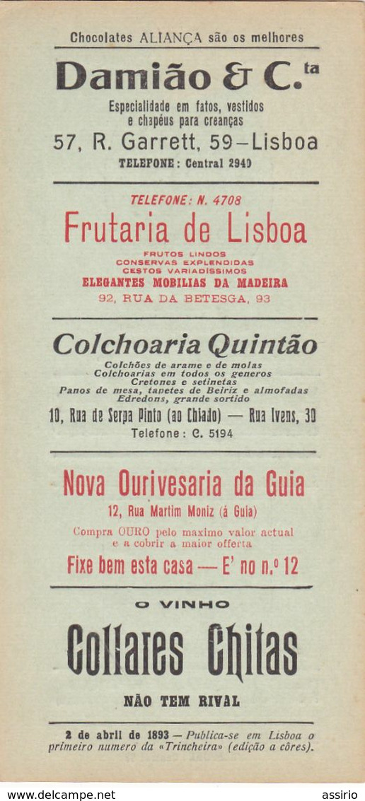Portugal -Setubal -Tauromaquia-  Nasceu Em 1891 - Programme