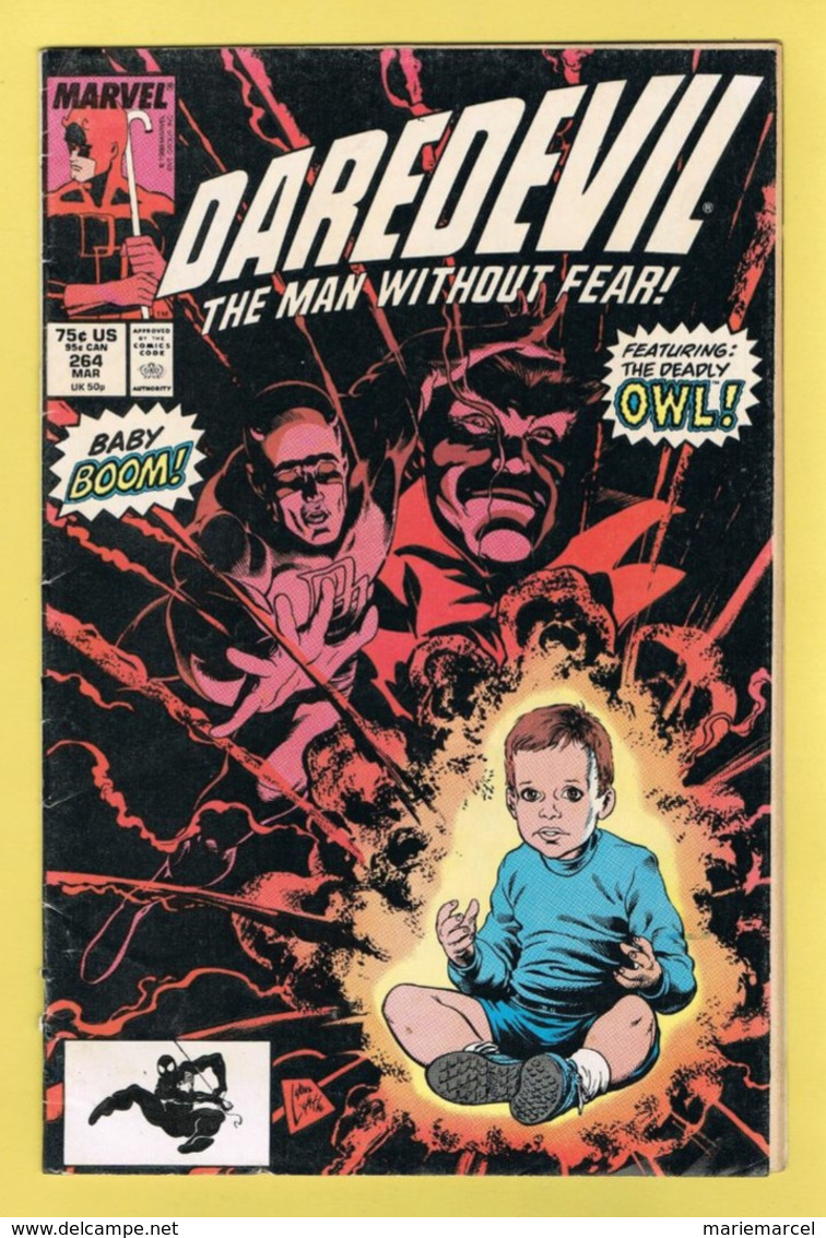 DAREDEVIL. THE MAN WITHOUT FEAR.N° 264.  1988.  MAREL. - Marvel