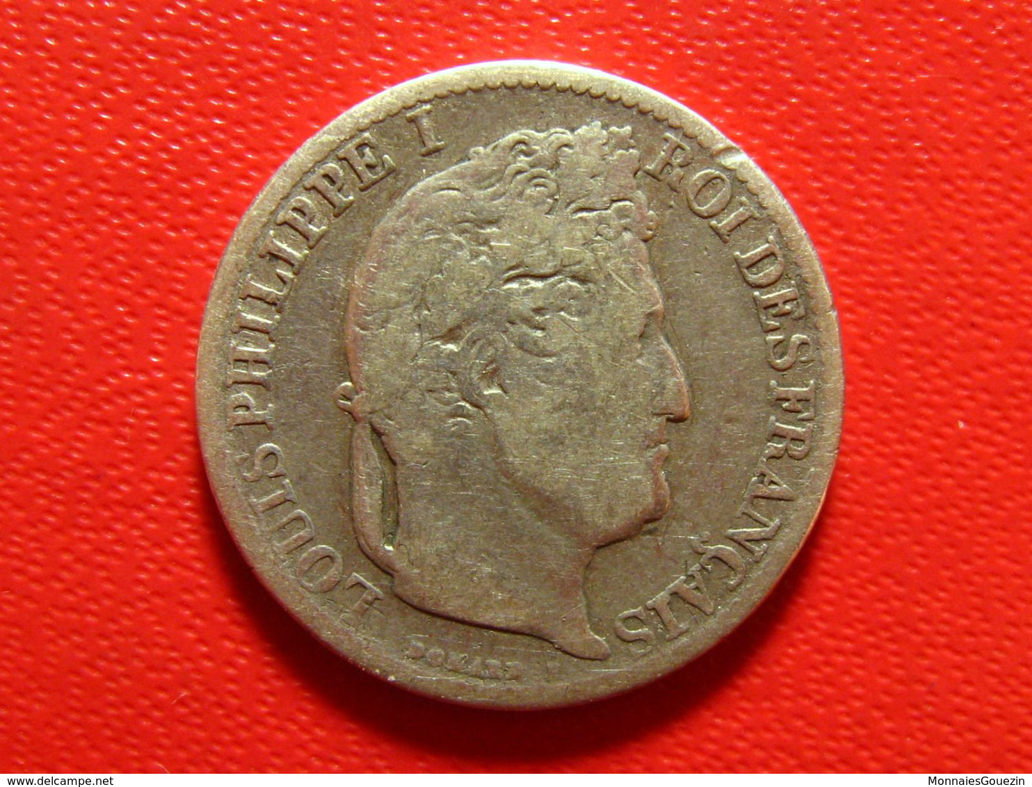 France - 1/2 Franc 1845 W Lille Louis Philippe 4041 - 1/2 Franc