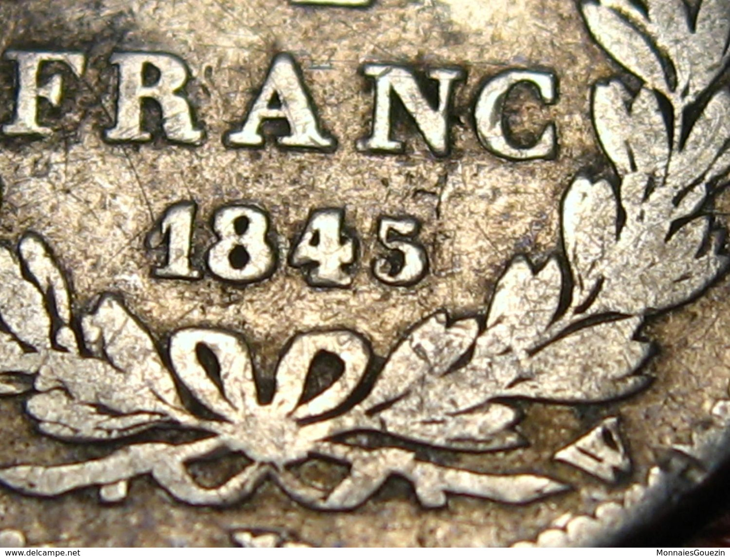 France - 1/2 Franc 1845 W Lille Louis Philippe 4041 - 1/2 Franc