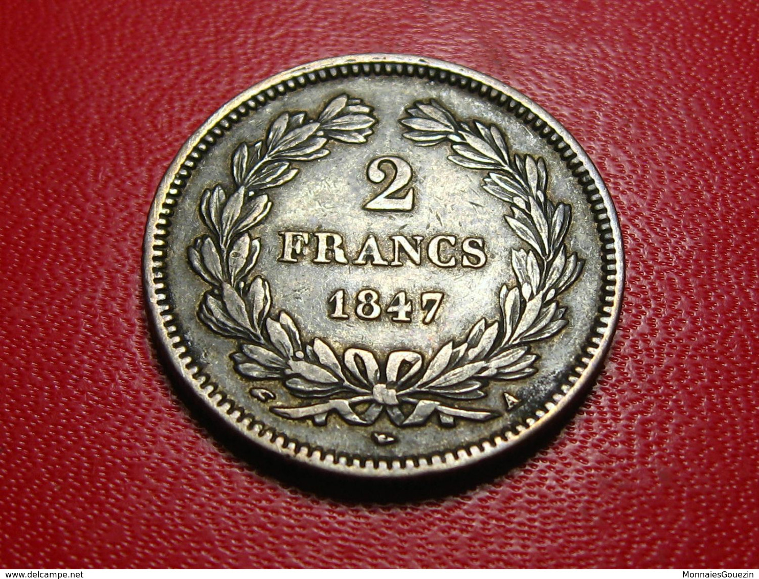 France - 2 Francs 1847 A Paris Louis Philippe - Belle Patine 4058 - 2 Francs