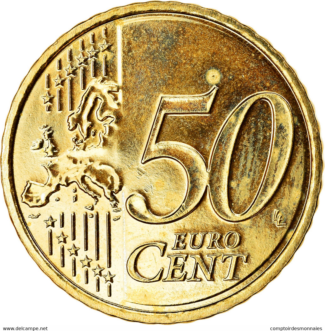 Pays-Bas, 50 Euro Cent, 2008, SUP, Laiton, KM:270 - Pays-Bas