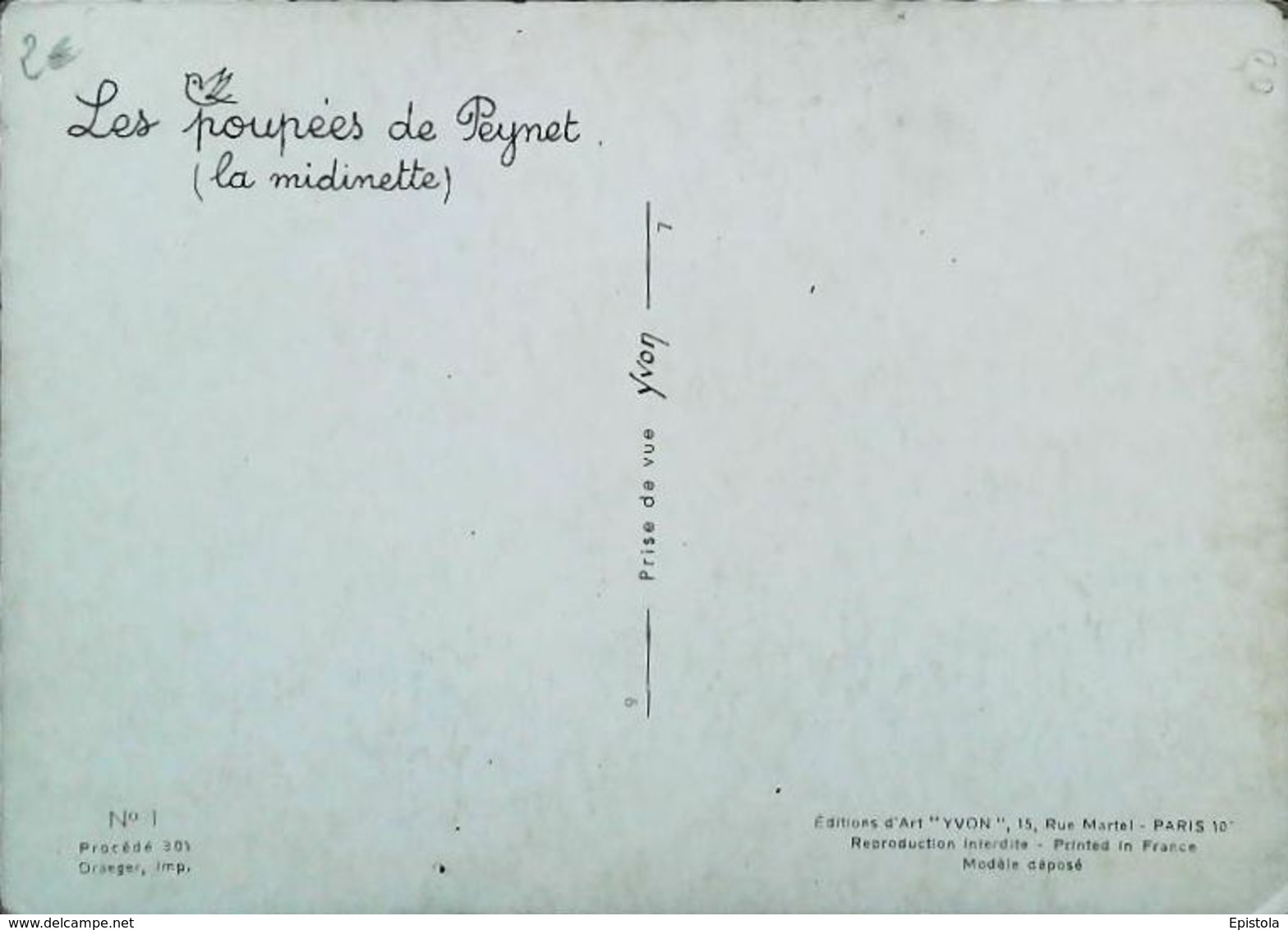 Les Poupées De Peynet La Midinette  Boite à Chapeau 1960 - Peynet