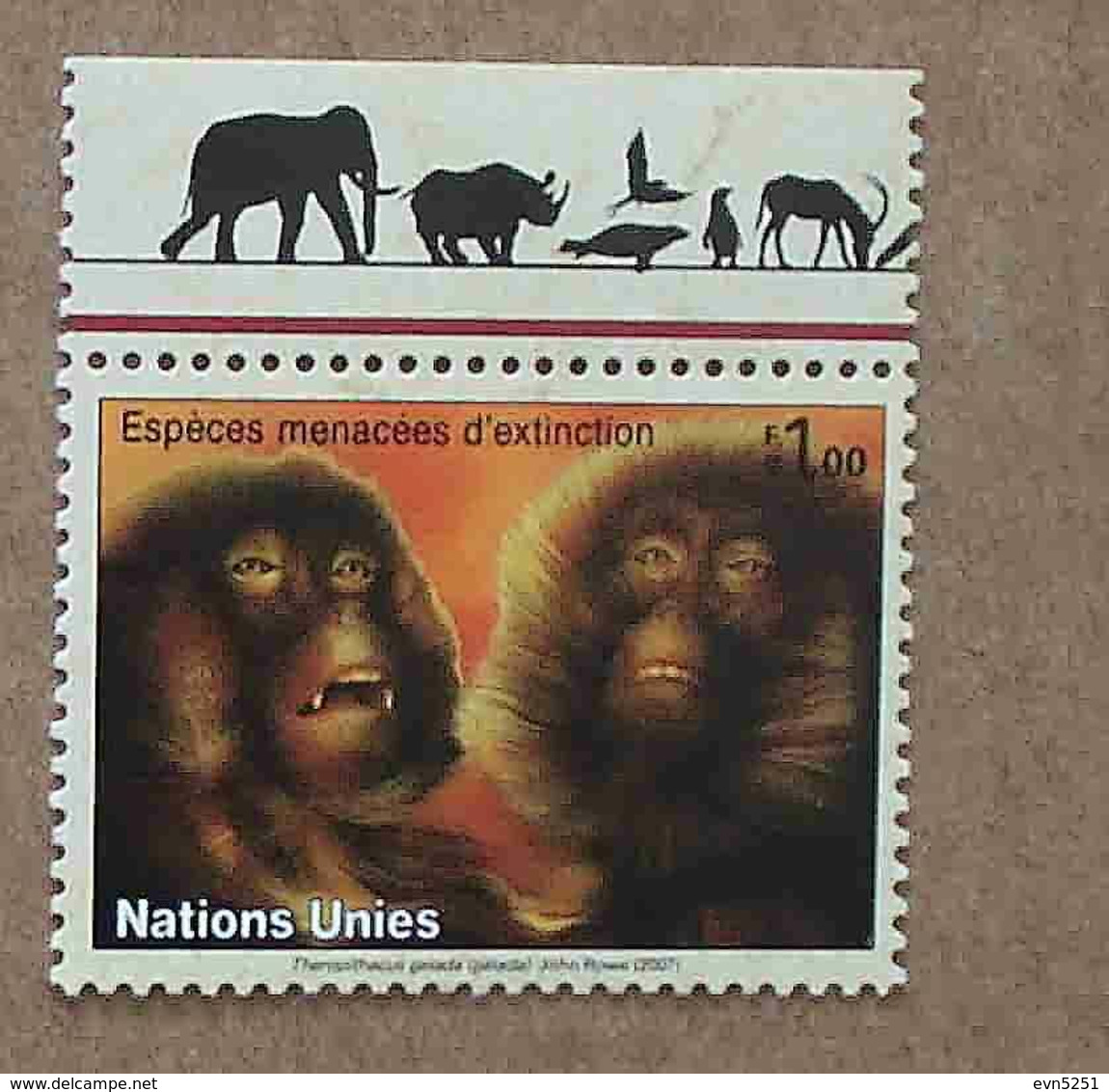 Ge07-01 : Nations-Unies (Genève) / Protection De La Nature - Gélada (Theropithecus Gelada • Singe-lion) - Nuovi