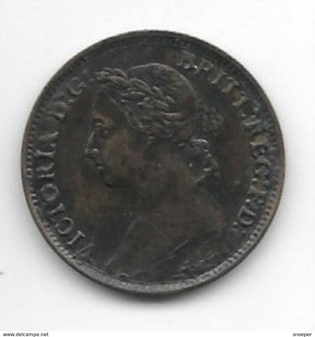 *great Britain 1 Farthing   1881  H  Km 753    Vf++ - B. 1 Farthing