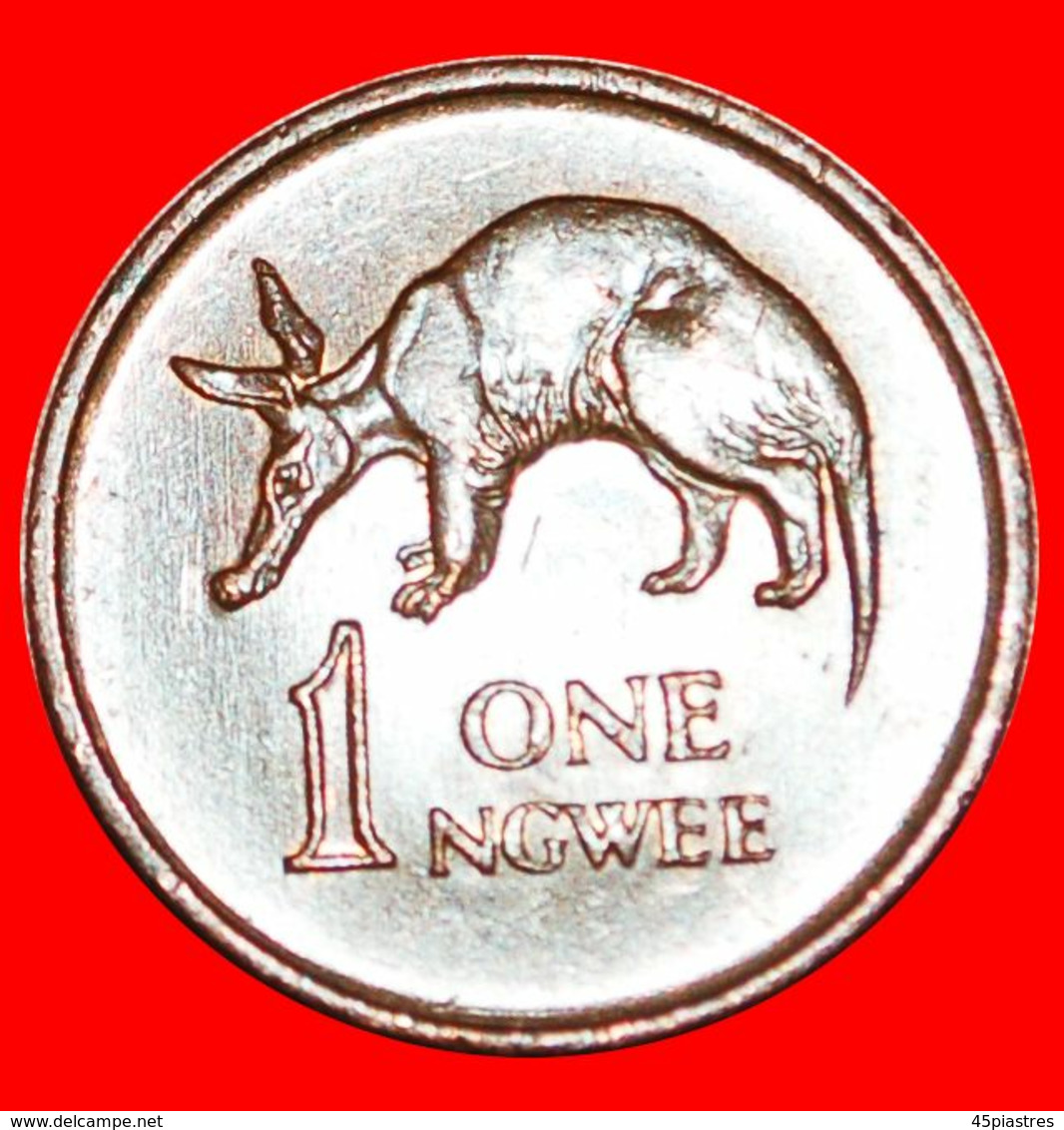 · GREAT BRITAIN (1968-1978): ZAMBIA ★ 1 NGWEE 1969 ANTEATER! LOW START ★ NO RESERVE! - Zambia
