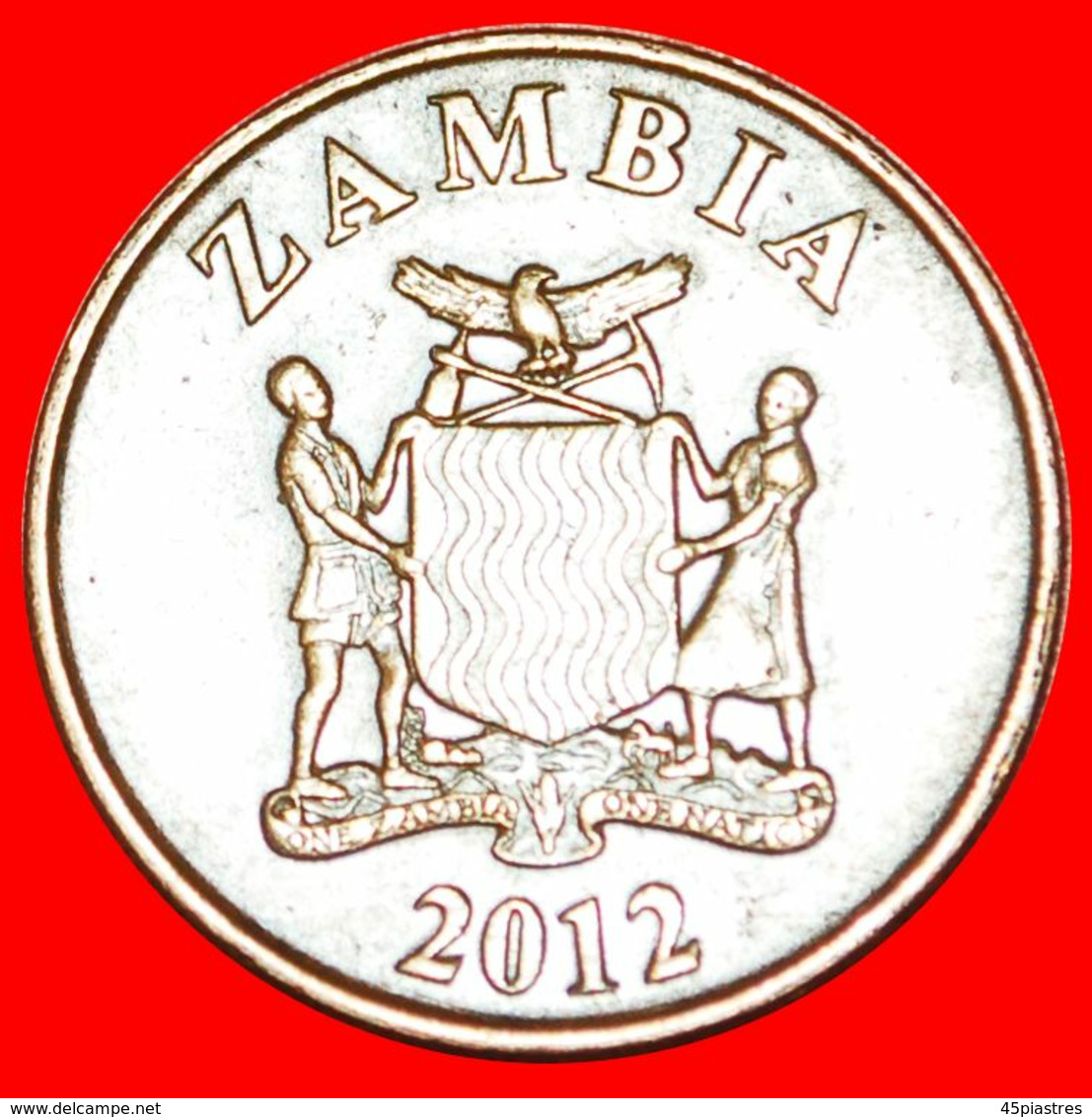 · ELEPHANT (2012-2017): ZAMBIA ★ 50 NGWEE 2012! LOW START ★ NO RESERVE! - Zambie