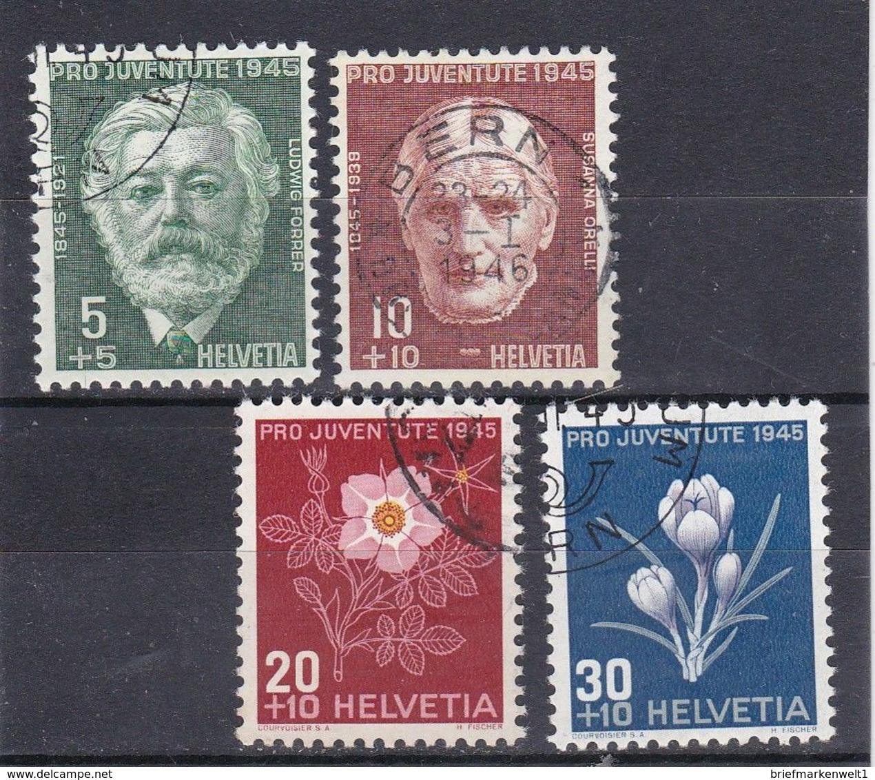 Schweiz, Nr. 465/68, Gest. (T 18396) - Used Stamps