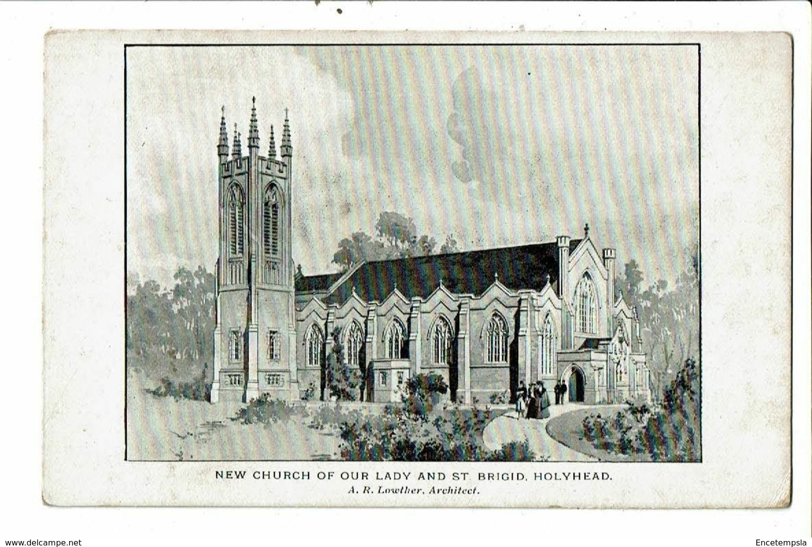 CPA-Carte Postale Royaume Uni-Holyhead-New Church Of Our Lady And St Brigid  VM20536 - Anglesey