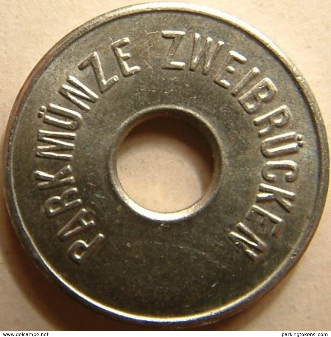 Germ 3900 A - Parkmünze Zweibrücken - Rev. (same) - 22mm WM - Parking Token - Parkmünze Parkmarke - Parkeerpenning - Profesionales/De Sociedad