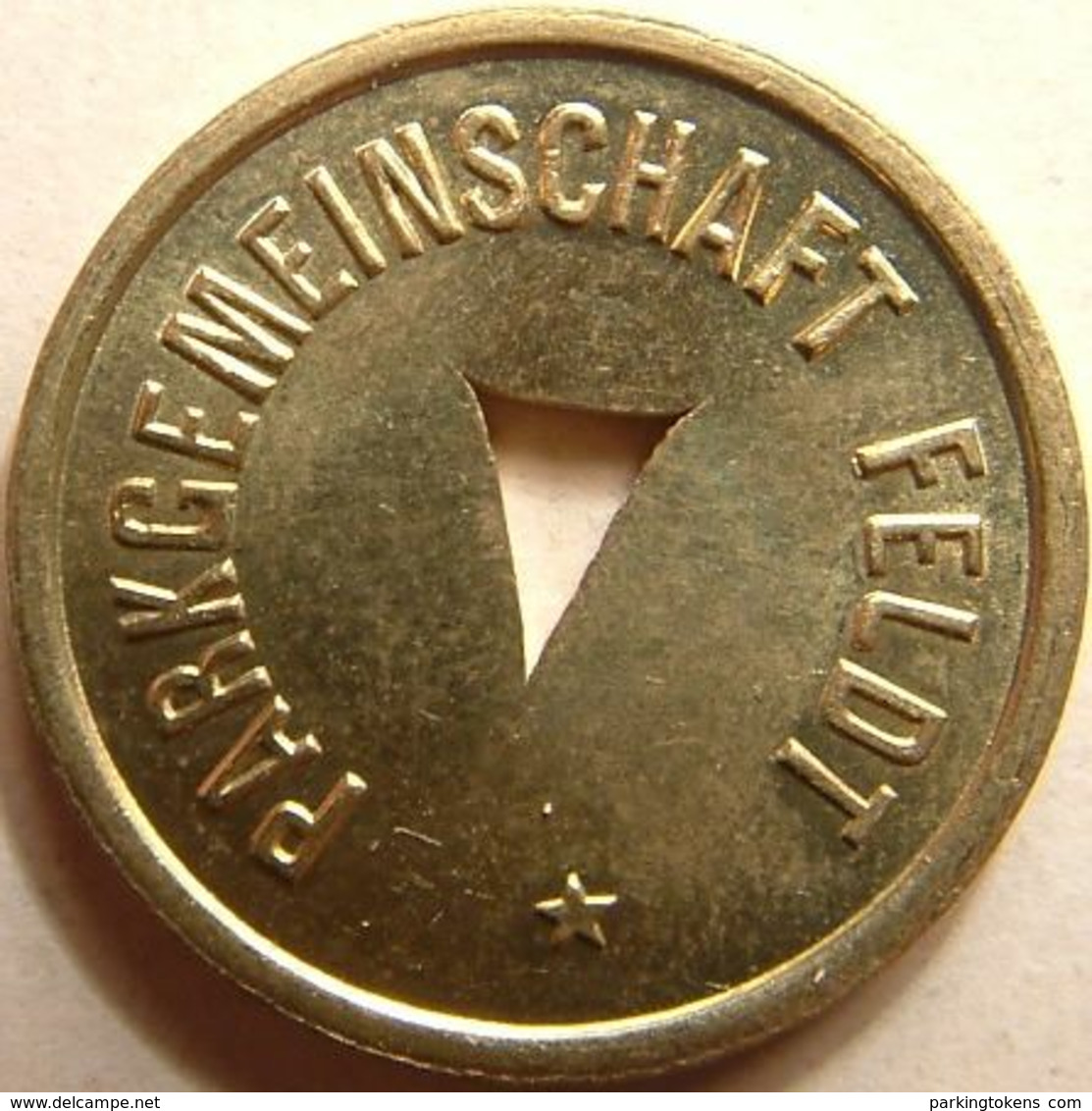 Germ 3891 A - Parkgemeinschaft Feldt - Rev. (blank) - 22mm B - Parking Token - Parkmünze - Parkeerpenning - Wuppertal - Professionali/Di Società