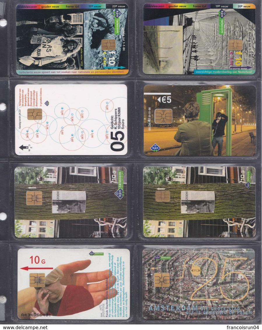 PAYS BAS 8 Cartes Téléphonique - Collections