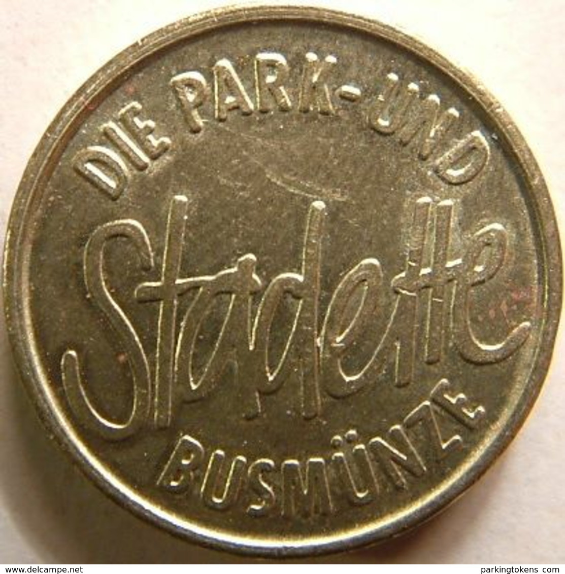 Germ 3834 A - Stade / Park Und Bus - 21mm B - Parking Token - Parkmünze - Parkeerpenning - Transportation - Firma's