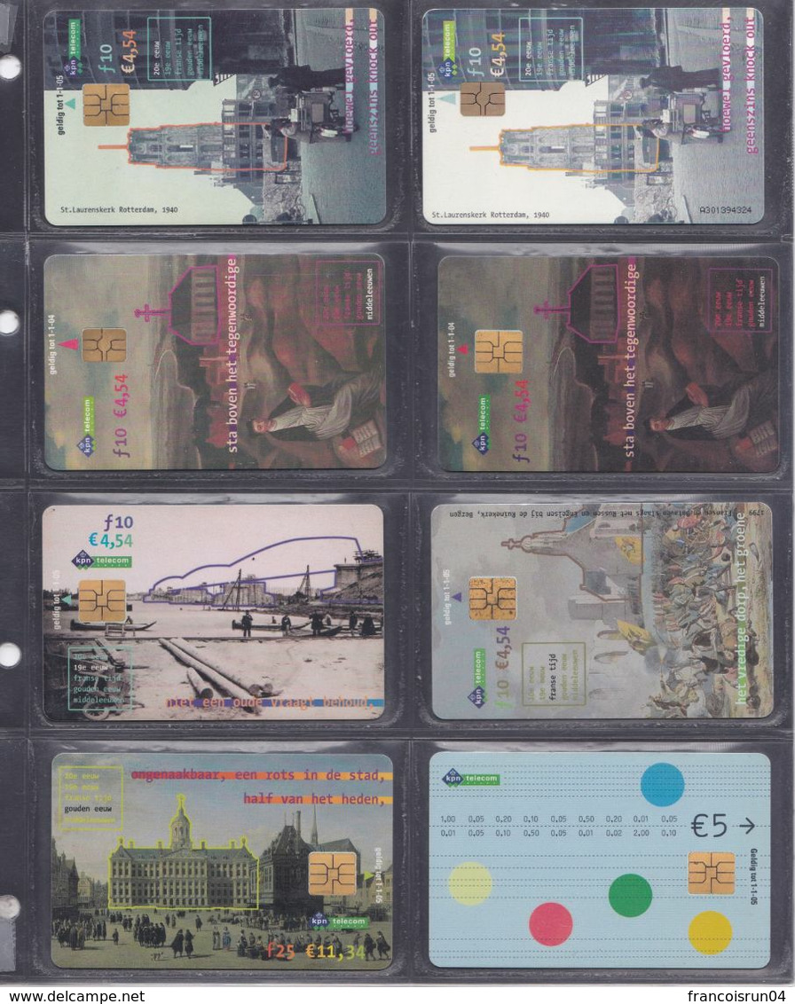 PAYS BAS 8 Cartes Téléphonique - Collections