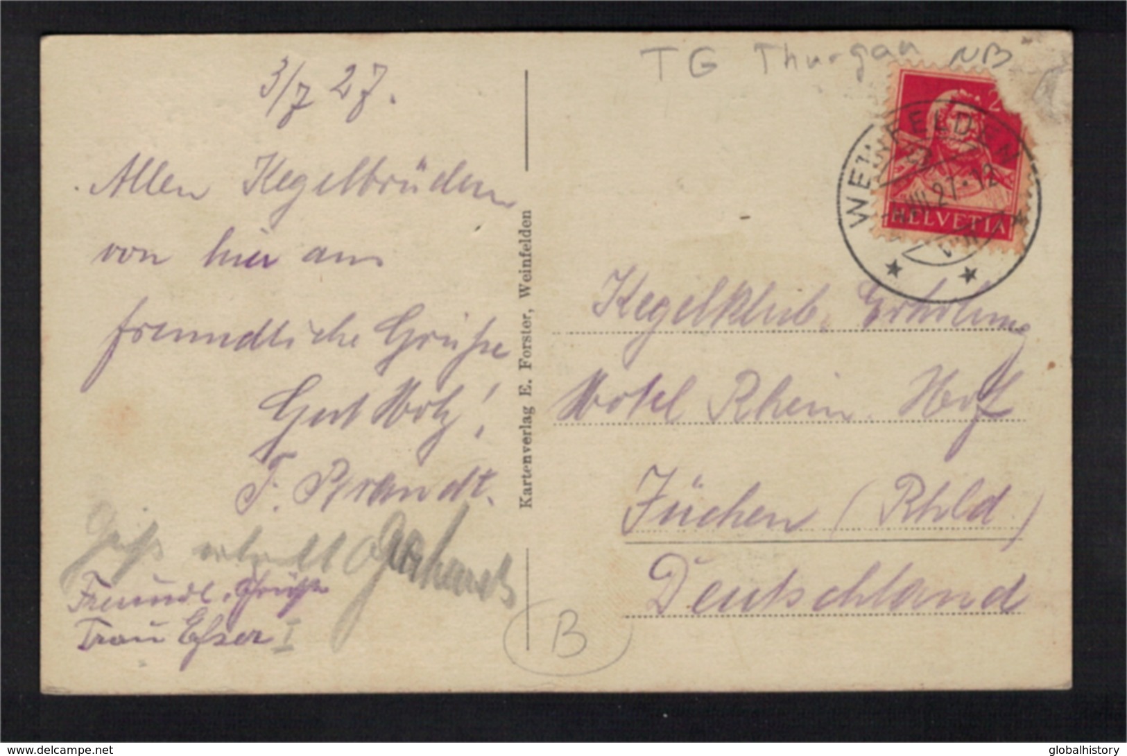 DG1110 - THURGAu - WEINFELDEN - POST - Weinfelden