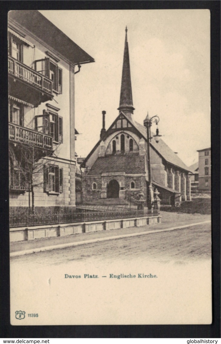 DG1118 - GRAUBÜNDEN - DAVOS PLATZ - ENGLISCHE KIRCHE - Davos